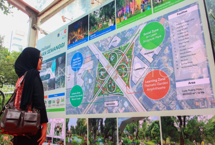 Revitalisasi Taman Semanggi Jakarta